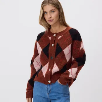 Dámský svetr Reserved - Svetr s kosočtverci - vícebarevná - 461GP-MLC - 461GP-MLC-S