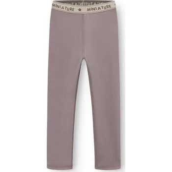 Dívčí oblečení MINI A TURE Dětské funkční legíny MATLEEMA "Quail Purple" VELIKOST: 134/9 let