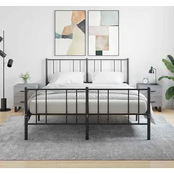 Noční stolek vidaXL Noční stolky 2 ks 40 x 35 x 47,5 cm kompozitní dřevo [827363] Barva: šedá sonoma