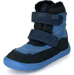 Chlapecké zimní barefoot boty PRO-tex Protetika - NUT BLUE - 28