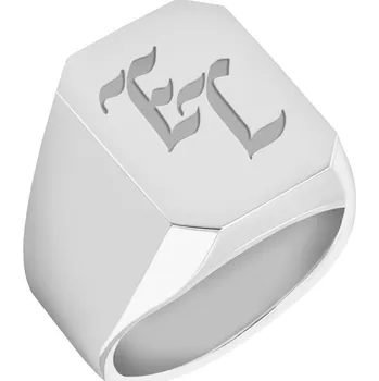 Prsten Pánský prsten s laserovým gravírem Thaki