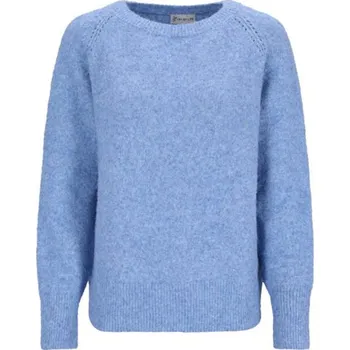 Dámský svetr Dámský svetr HAJO D Pullover Raglanärmel, 1/1 Modrá velikost 44