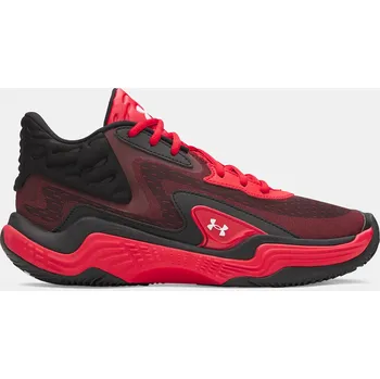 Pánské tenisky Unisexové boty Under Armour UA Spawn 7 Mid-RED 6000753-600 Červená 11.5