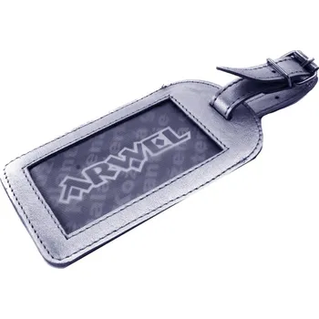 Příslušenství k zavazadlu Kožená visačka na zavazadlo 619-5405 stříbrná, Arwel