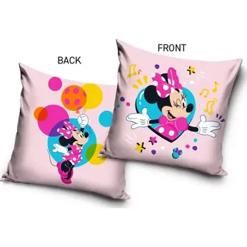 Polštář POVLAK NA POLŠTÁŘEK MINNIE BAREVNÝ SVĚT