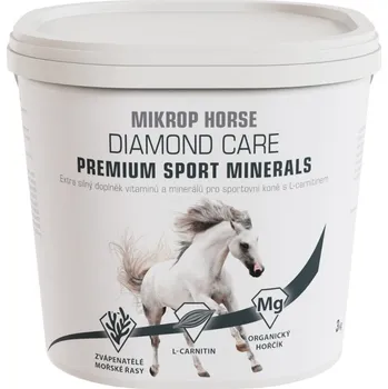 Krmivo pro koně MIKROP Horse - Diamond Care - Premium Sport minerals - Doplňkové krmivo pro sportovní koně 3 kg