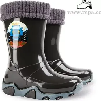 Dívčí obuv DEMAR STORMER LUX černé velikosti 20 - 27 24-25