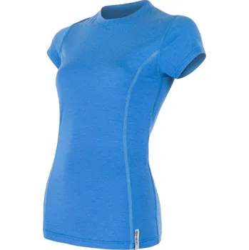 cyklistický dres Dámské triko kr.rukáv SENSOR MERINO ACTIVE modrá XL