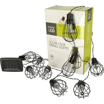 Svatební dekorace Solární zahradní osvětlení girlanda - 10LED