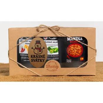 Dárková krabička Křupavý Pikantní MIX 3ks krásné svátky mikuláš (Křupavý Pikantní MIX 3ks krásné svátky mikuláš)