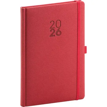 Diář Notique Diamante 15 x 21 cm týdenní 2026 červený
