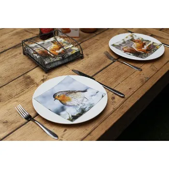 Papírový ubrousek Ubrousky s ptáčkem/veverkou|Esschert Design