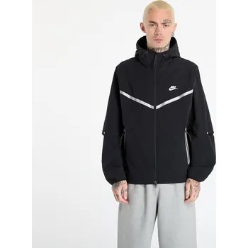Pánská softshellová bunda Bunda Nike Tech Men's Full-Zip Woven Windrunner Jacket Black M
