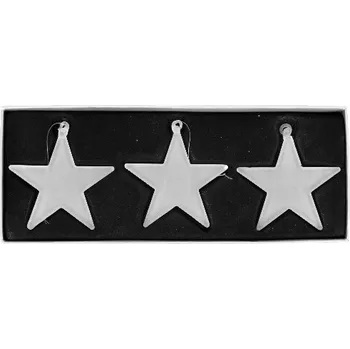 Bytová dekorace Hvězda zamrzlá, box, set 3ks|Ego Dekor