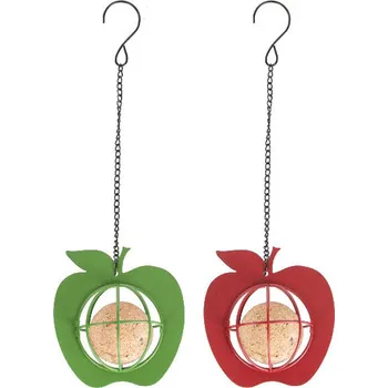 Krmítko pro ptáka Krmítko APPLE, na lojovou kouli, závěsné, balení obsahuje 2 kusy! (DOPRODEJ)|Esschert Design