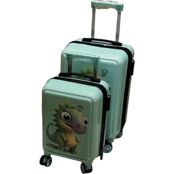 Sada cestovních kufrů XS a S – odolné, uzamykatelné, světle zelené