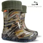 Dětské holínky DEMAR TWISTER LUX PRINT 0033 N maskáč 30-31