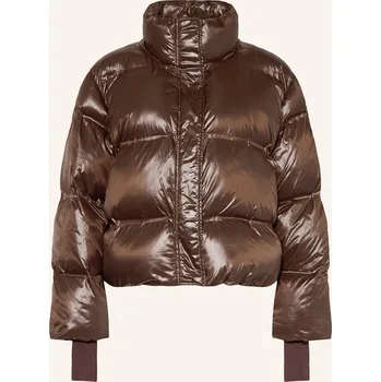Dámská bunda Neo Noir Dámská Prošívaná Bunda Rhea, tmavě hnědá, 42