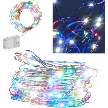 Svatební dekorace Dekorativní LED osvětlení 10m (vícebarevné)