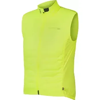 Cyklistické oblečení Endura Pro SL Primaloft II pánská vesta Hi-Viz Yellow vel. L