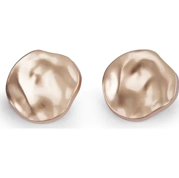 Knoflík Kovový knoflík mačkaný vzhled velikost 42" zlatá sv. 25 ks