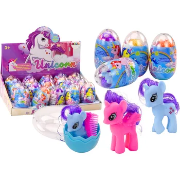 Figurka Mamido Barevná jednorožec figurka v kouzelném vejci s hřebenem mix