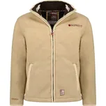 GEOGRAPHICAL NORWAY mikina pánská UBOLT s kožíškem M Béžová
