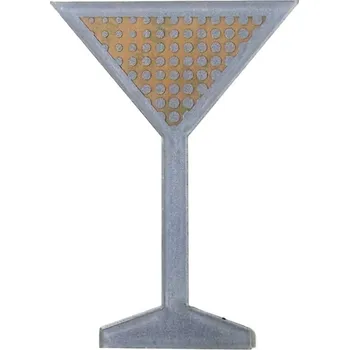 Odpadkový koš Caimi Brevetti samolepka na odpadkový koš pro tříděný odpad - SKLO, 7 x 9 cm