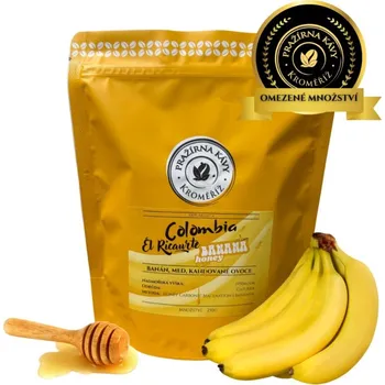 Káva Columbie El Ricaurte – Honey Carbonic Maceration s banánem 250g (Exotická káva s banánovým dotekem)