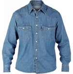 DUKE džínová košile pánská Western nadměrná velikost modrá 8XL