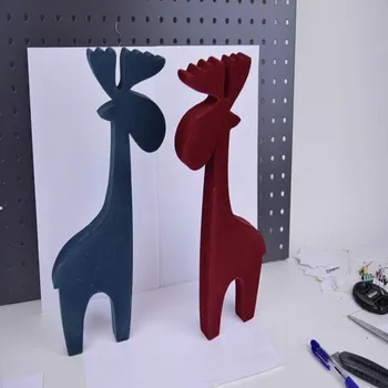 Vánoční dekorace Dekorace SOB, semišový, 31 cm, červená/modrá, balení obsahuje 2 kusy!|Ego Dekor