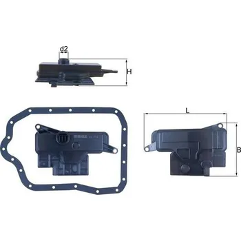 Hydraulický filtr Hydraulický filtr, automatická převodovka MAHLE HX 234D