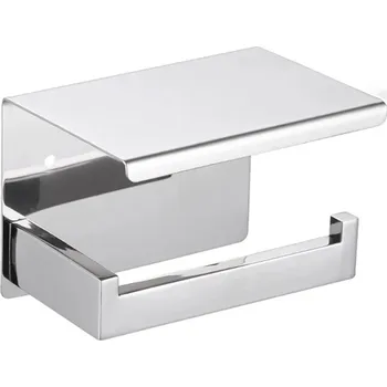 CERANO Nástěnný/Samolepící držák toaletního papíru Lero chrom CER-479494