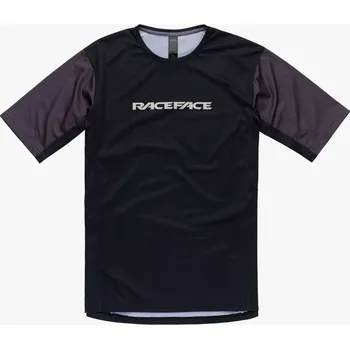 cyklistický dres Dres kr.rukáv RACE FACE INDY charcoal XXL