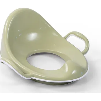 WC sedátko Dolu Protiskluzové sedátko na WC s vysokým opěradlem, světle zelená, 17x38x34 cm