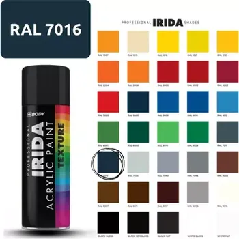 Barva ve spreji Barva ve spreji Irida RAL 7016 400 ml HB BODY (028635)