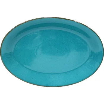 Tác oválný, 46x31cm, SARDEGNA, modrá (tyrkysová) (DOPRODEJ)|Casafina by Costa Nova