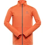 Pánská rychleschnoucí mikina ALPINE PRO GOLL velikost S spicy orange