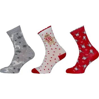 Dámské ponožky Dámské VÁNOČNÍ ponožky NOVIA | 1088