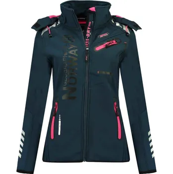 Dámská softshellová bunda GEOGRAPHICAL NORWAY bunda dámská REVEUSE LADY 007 softshell tmavě modrá L