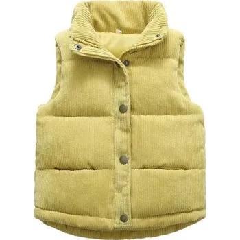 Dětská prošívaná vesta L1826 žlutá 5