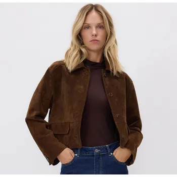 Dámský svetr Reserved - Rolák s kašmírem - tmavě hnědá - 666GJ-89X - 666GJ-89X-XL