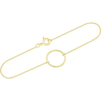 Náramek Zlatý minimalistický náramek Karma