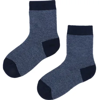 Dětské bavlněné ponožky Emel - Tm.Modré - 100-75 Velikost: 19 - 22