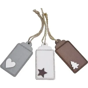 Visačka na dárky, bal 3ks|Ego Dekor