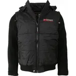 GEOGRAPHICAL NORWAY vesta pánská CRUMBERRY MEN 056 odepínací rukávy S černá