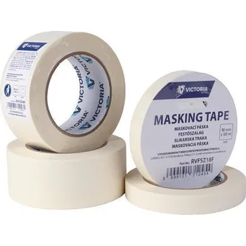 Lepicí páska VICTORIA FACILITY Maskovací páska, bílá, 18 mm x 50 m, VICTORIA FACILITY 593443