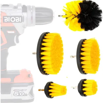 Svatební dekorace Čistící kartáče na vrtačku 5ks