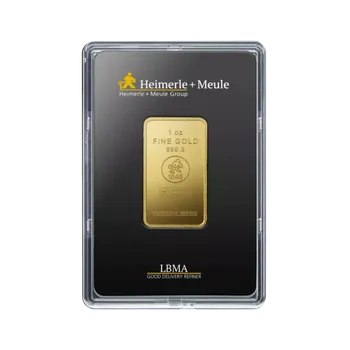 Heimerle + Meule Investiční zlatý slitek 31,1 g