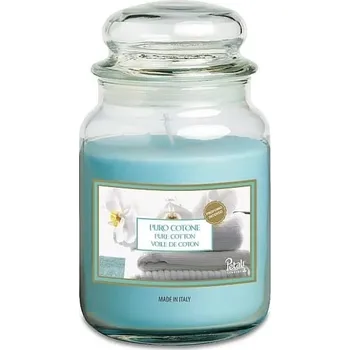 Svíčka PETALI vonná svíčka ve skle Pure Cotton - hoření 100h